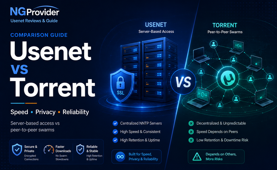 Usenet vs Torrent - A Comprehensive Comparison